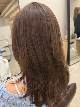 ニュイ 木更津(nuit) イメチェン/ピンクベージュ/アンブレラカラー/前髪/木更津