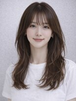 ガーディナ(Gardina)&nbsp;透明感カラー オリーブブラウン 髪質改善 顔周りレイヤー 20代