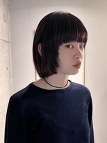 ナヌーク ダイカンヤマ(nanuk daikanyama)&nbsp;落ち着いた暖色カラーボブ