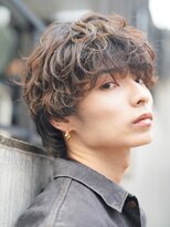 フィフス 大分(fifth)&nbsp;大分シャドウパーマメンズカットラウンドマッシュツーブロック