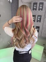 ブランシスヘアー(Bulansis Hair)&nbsp;ピンクハイライトギャルスタイル