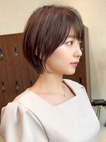 ヨリ ルトロワ 札幌大通(yori Le_trois)&nbsp;前髪イメチェンピンクベージュクールショートレイヤーカット