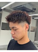 波巻きツイストスパイラル【NOWAY】スパイキーショート4.