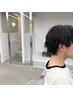 カット＋波巻き、ツイスパ、スパイラル系パーマ（内部補修トリートメント込み