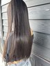【秋の艶髪仕立て】カット＋髪質改善ストレート＋トリートメント