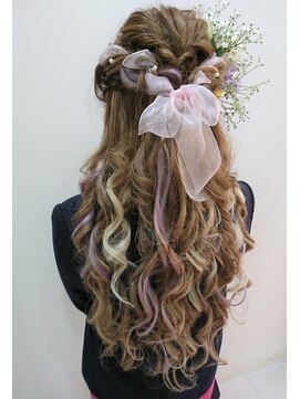 ラチャウ(La.Ciau) ハーフアップ☆