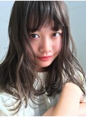 学生限定 「ミディアムにゆるめパーマ」ならエアウェーブ
