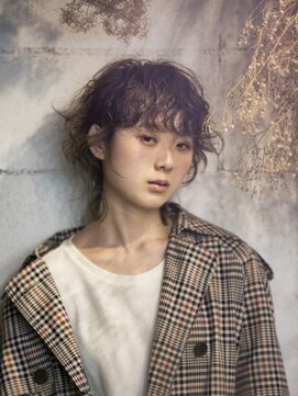 ア セカンド 清藤美容室第弐號(a sekand) ボタニカルウェーブ×ミディアムウルフスタイル☆