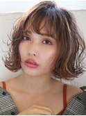 色っぽ大人ウェービーボブ