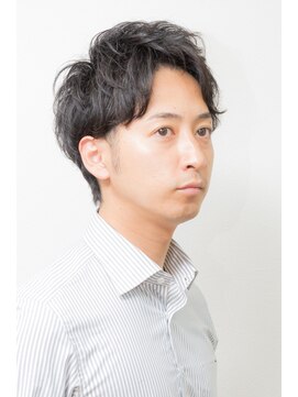 ヘアージャンティ(HAIR GENTIL) メンズ　ショート　【 ソフトマッシュ × アップバング 】