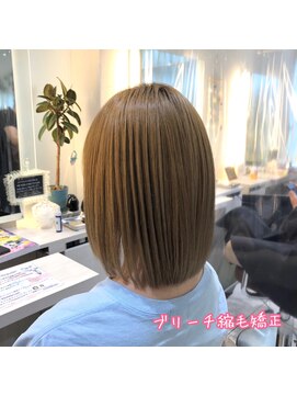 アッシュ 大宮店(Ash) ブリーチ縮毛矯正【担当　安井昴】