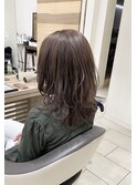 赤味ゼロの髪質改善カラー☆柔らかラグジュアリーミディ