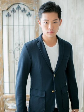 トニーアンドガイ メン 与野駅前店(TONI&GUY MEN) 七三オールバックでワイルドツーブロックb