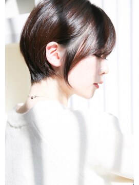 マッシュアンドマッシュアヴェダ ららぽーと福岡店(mash&mash AVEDA) 【小顔ショート】横顔美人に♪耳かけショートスタイル