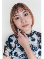 ピズム(PISM) パッツンバングボブ/ショコラベージュ/ミニボブ/ベビーバング