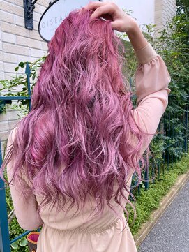 プルメリアドット(Plumeria.) pink × long