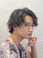 フィフス 原宿(fifth)&nbsp;ツイストスパイラルパーマ無造作マッシュコンマヘアアップバング