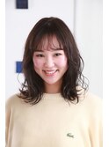 くしゃっとゆるふわバング