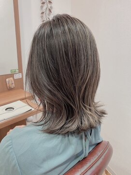 ルシードスタイルビーシャイン(LUCIDO STYLE B SHINE) 豊橋ビーシャイン★コントラストハイライトブラック×グレージュ