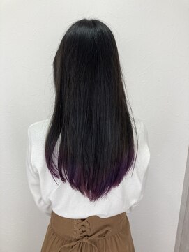 シエル 立川店(CIEL) 【CIEL 佐藤】テールカラー パープル