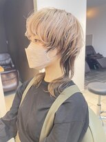 テトラ バイ ネオリーブ 横浜西口店(tetra by neolive)&nbsp;横浜★ピンクベージュのインナーカラークラゲウルフ