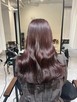 トリムバイエンヴィ(tlim by ENVY)&nbsp;ブリーチなしダブルカラー/ピンクブラウン