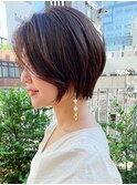 似合わせショート/マットブラウン/濱田 実果
