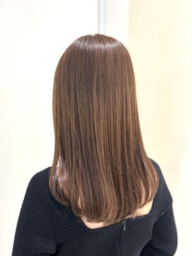 エアー 銀座タワー(AIR) 【春色ラベンダーベージュ】air銀座タワー　藤本麻衣