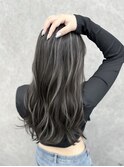 コントラスト極ハイライト☆アッシュグレージュ