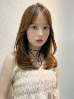 ジーナ  札幌大通(Zina) 髪質改善＊毛先ゆる巻きオリーブベージュ＊【Zina 札幌大通】