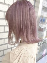 ラック 本厚木店(LUCK)&nbsp;ピンク/ケアブリーチ/ブリーチ/髪質改善/オージュア