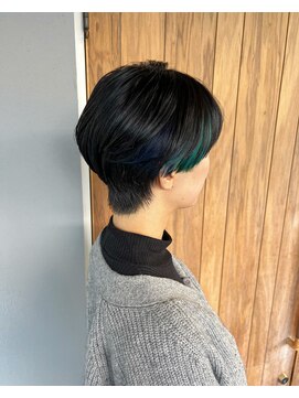 フラム(fulam) イヤリングカラーグリーンブルー