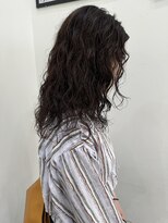 ロックス バイ マグ 松本(rocks BY MAG)&nbsp;大人可愛いダブルカラーショコラブラウン似合わせレイヤーパーマ