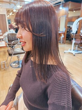 ロウバイレボ 柏(lou by revo) ミディアム/韓国風/レイヤーカット/顔回りカット/柏駅