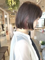 マッシュ グランバーズ 布施(MASHU GRANDVASE) モーヴピンク×インナーカラー