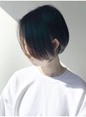 【morio成増/ムラマツ】ショートボブ黒髪ハイライト