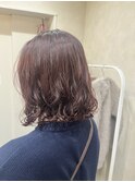 髪質改善カラー×暖色カラー×オレンジブラウン×ナチュラル