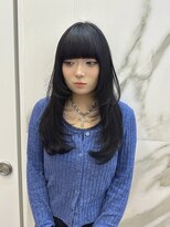 リー 梅田(Lee)&nbsp;miyuu/レイヤーカット/ブルーブラック