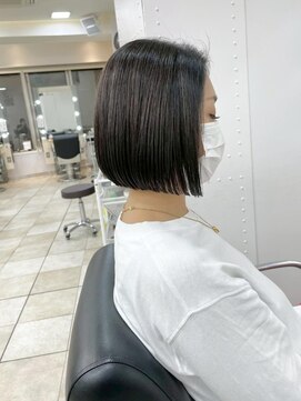 ラルム 新宿(LARME SHINJUKU) ミニウルフレイヤーカット顔周りカット前髪カット韓国ボブ/新宿