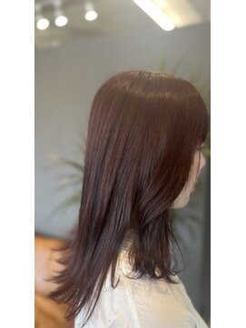 ジールヘアー(GIIL HAIR) ピンクブラウンカラー