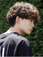 王道の《波巻きパーマ》×マッシュのデザイン＊どの年齢層にも不動の人気＊初めてのパーマにも◎[東銀座駅]