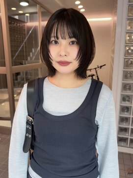 フィルムス 表参道(FILMS) ミニウルフレイヤーカット顔周り前髪韓国ショートボブ/表参道