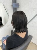 外はねボブ×シアーグレージュ
