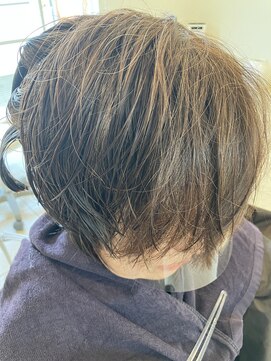 サロン ド コワフュールシェ トモ(salon de coiffure chez tomo) ニュアンスゼロストレート
