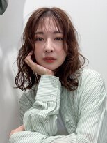 アンアミ シブヤ(Un ami shibuya)&nbsp;【Unami】ミディアムパーマ/パーマ/ベージュカラー