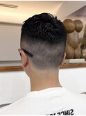 潔さがカッコいい!攻めフェードスタイル