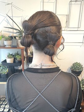 ニコ(nico) [お呼ばれヘア]　リボンアレンジ