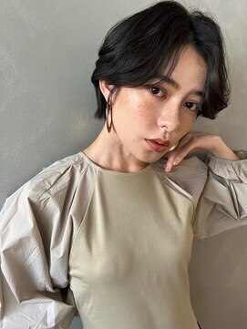 パーク(PARK) 【PARK】レディースセンターパート×ニュアンスパーマ