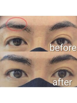 ヘアーサロン キャラバン(hair salon Caravan)の写真/【モンテブロウラミネーション】自分の眉毛を最大限に活かすことで、より自然でナチュラルな眉毛へ