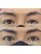 ヘアーサロン キャラバン(hair salon Caravan)の写真/【モンテブロウラミネーション】自分の眉毛を最大限に活かすことで、より自然でナチュラルな眉毛へ